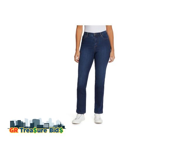 Lot 111-40687 - 1 New Blue couture Women's Amanda Classic High Rise Tapered Jean Plus Size