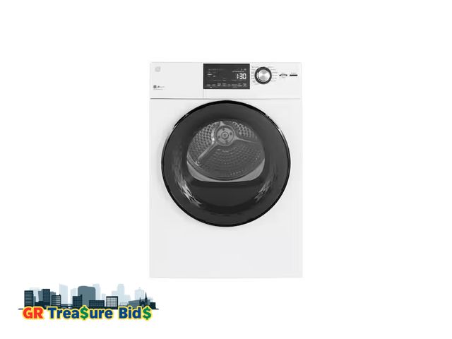 Lot 111-88733 - New GE gfd14essn1ww Dryer 4.3 cu. ft. Vented Front Load Stackable Electric Dryer in White