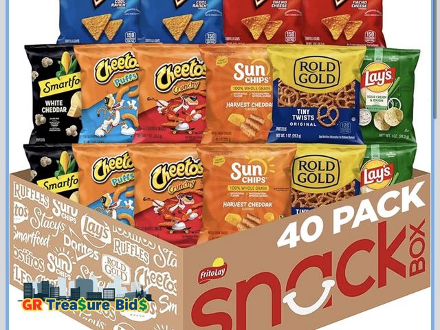 Lot 111-52484 - Frito-Lay Fun Times Mix Variety Pack, 2.37 Pounds, (Pack of 40)