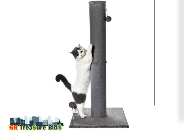 Lot 111-40294 - New Cat Craft Bobcat Cat Scratching Post for Indoor Cats, Tall Cat Scratch Post, Carpet Cat Scratchi...