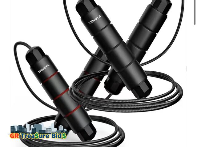 Lot 111-63367 - New Jump Rope,Adjustable Jumping Rope,Tangle Free Fast Ball Bearings skipping rope,Suitable for Men,...