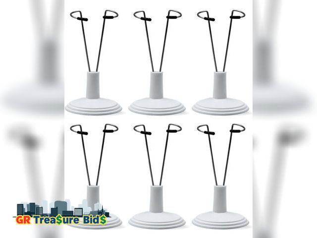 Lot 111-70740 - Adjustable Doll Stand for LABU,Display Holder Support for 4-8 Inches Dolls,Keep the Standing Positio...