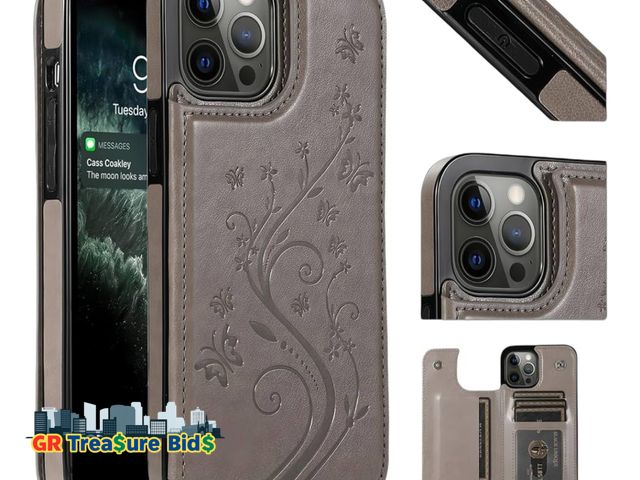 Lot 111-26859 - Homome Case for iPhone 16 15 14 13 12 11 Pro Max 16 15 14 Plus Magnetic Clasp PU Leather Credit Card...