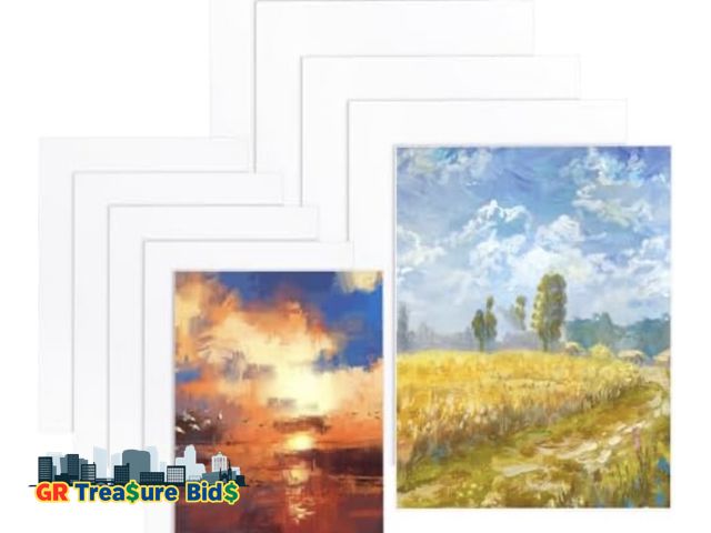 Lot 111-40002 - Frcctre 10 Pcs Aluminum Sublimation Photo Blanks, 8x10 inch and 6x8 inch Metal Sublimation Sign Blan...