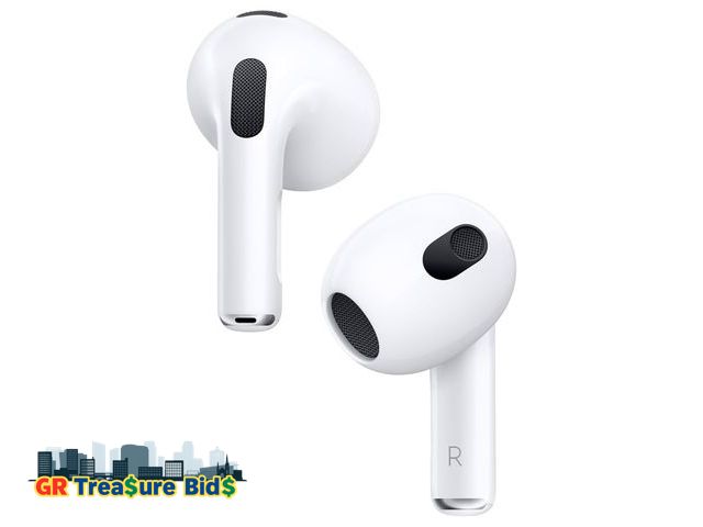 Lot 111-73834 - Airpods 3rd Gen Apple AirPods (3rd Generation) Wireless Ear Buds, Bluetooth Headphones, Personalized...