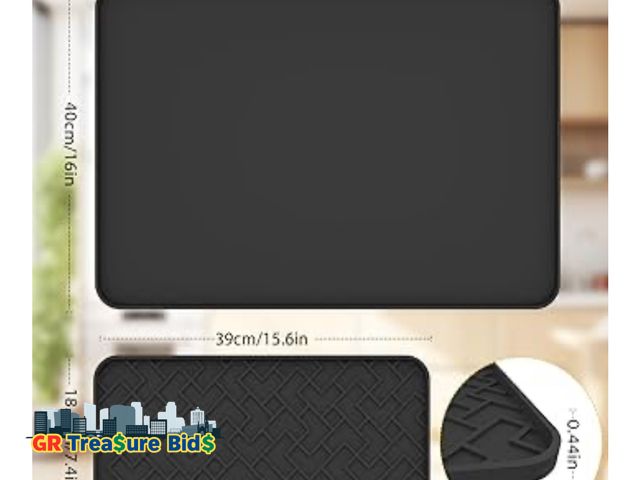 Lot 111-65238 - Silicone Coffee Mat - Removable Bar Mat with Concave and Convex Design, Leak-Proof and Non-Slip, Sui...