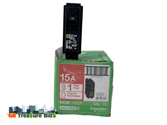 Lot 111-96417 - Homeline Single Pole Circuit Breaker quantity - 9
