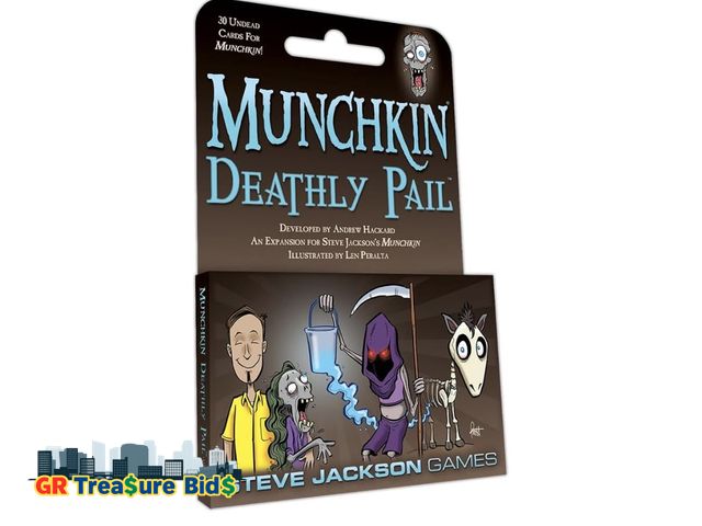 Lot 111-15776 - Munchkin Deathly Pail by Steve Jackson Games, Strategy Board Game, Black