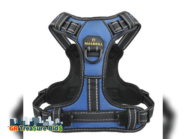 Lot 111-72562 - New MASBRILL REFLECTIVE DOG HARNESS NO PULL WITH HANDLE
$36.97USD small