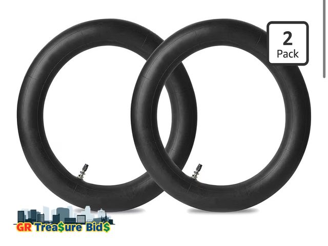 Lot 111-68073 - New AR-PRO (2-Pack) 2.5/2.75-14” Replacement Dirt Bike Inner Tubes - 60/100-14” Tire Tubes for 50cc ...