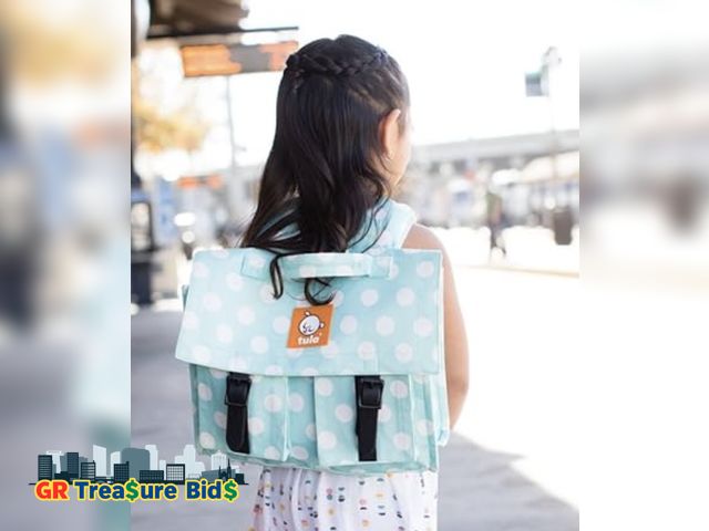 Lot 111-60231 - TULA Baby European Style Kids Backpack, Water-Resistant, Boys and GirlsSchool Bookbag – Mint Candy D...
