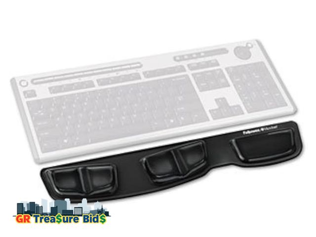 Lot 111-18850 - Fellowes Gel Keyboard Palm Support REST,PALM SUPPORT,GEL,BK 0439824125