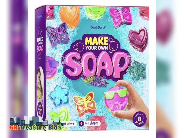 Lot 111-78372 - New Dan&amp;Darci Soap Making Kit for Kids - Crafts Science Toys - Birthday Gifts for Girls and Boys...