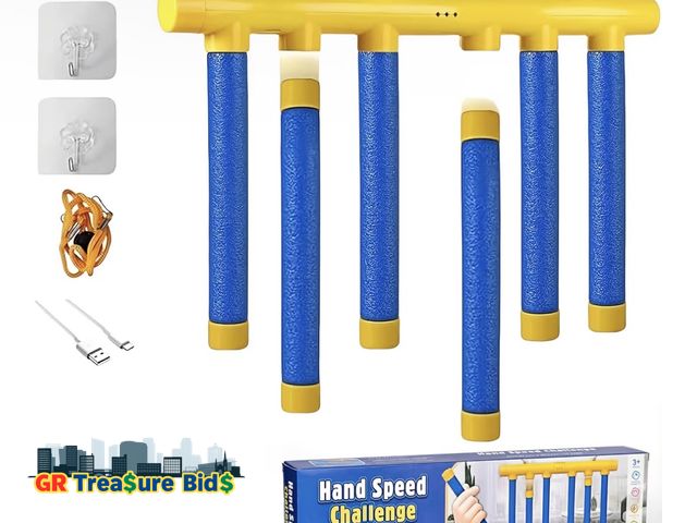 Lot 111-03983 - Upgrade Reflex Drop Sticks Challenge Game, Falling Sticks Reaction Training Tool, Adjustable Speed C...