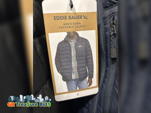 Lot 111-2057 - 1 New Eddie Bauer Men's Down Packable Jacket