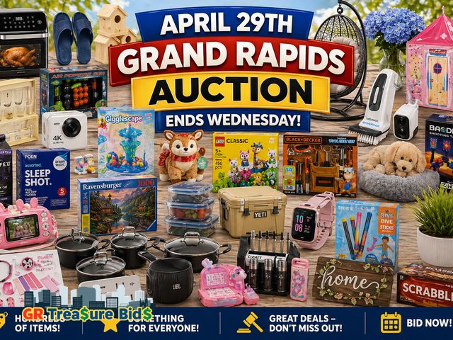 April 29 Grand Rapids, Tech & Home Essentials Auction
