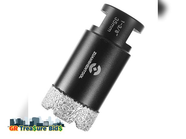 Lot 111-53064 - Diamond Core Drill Bits 1-3/8 Inch (35mm) Tile Hole Saws with 5/8-11 Thread Dry or Wet Drilling for ...