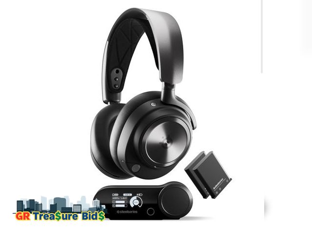 Lot 111-66606 - $295 Retail: SteelSeries Arctis Nova Pro Wireless Multi-System Gaming Headset - Premium Hi-Fi Driver...