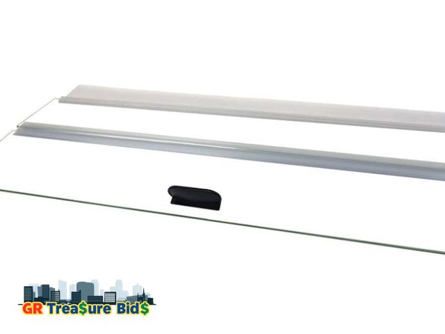 Lot 111-55556 - H2Pro 24" Glass Canopy for 15/20/ 55-Gallon Marineland Perfecto Aquarium Fish Tank (23.07 x 11.46x 0...