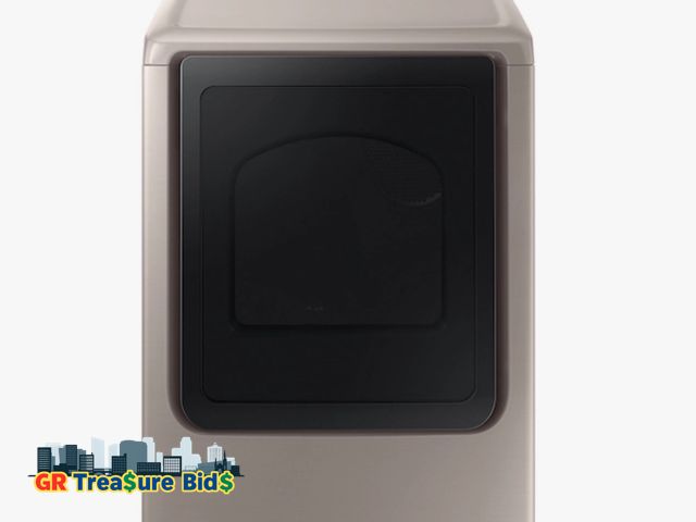 Lot 111-72732 - Scratch & Dent Samsung DVG52A5500C/A3 Dryer 7.4 cu. ft. Smart Gas Dryer with Steam Sanitize+ in Cham...
