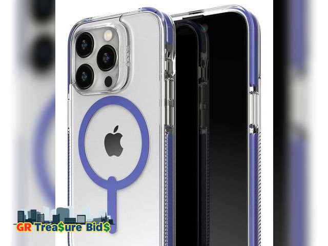 Lot 111-92698 - New Compatible with iPhone 14 Pro, Slim, Shockproof, Wireless Charging, MagSafe Compatible