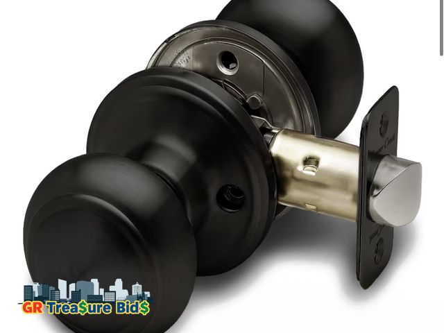 Lot 111-8262 - Colonial Passage Interior Door Knob – ANSI Grade-3 Certified, Modern Heavy Duty Handle, Easy Install...