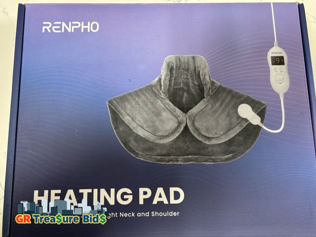 Lot 111-4415 - 1 New Bedsure Heating Pad for Neck and Shoulders and Back - Birthday Gifts for Women Men Mom Mens, F...