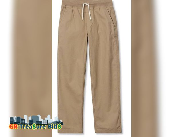 Lot 111-50120 - New Quiksilver Boys' Pull-on Comfort Stretch Beach Pants, Drawstring Waistband, Casual &amp; Comfort...