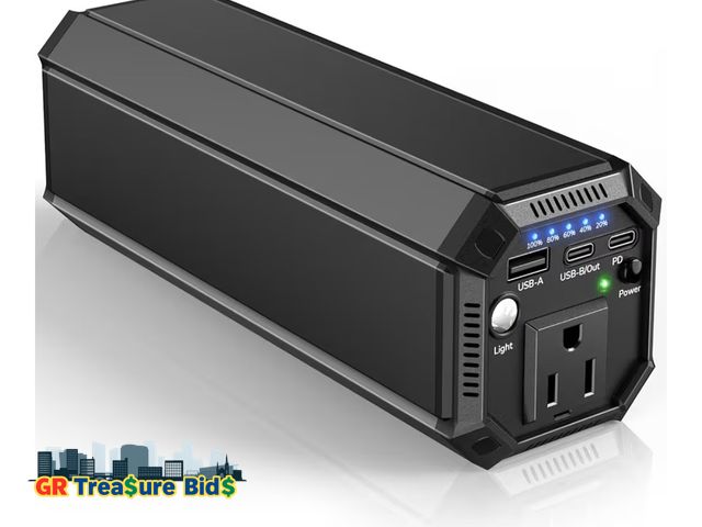 Lot 111-92772 - New Portable Laptop Power Bank with 120W AC Outlet, 31200mAh/116Wh Portable Power Station for Campin...