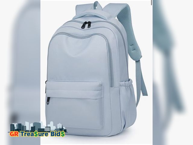 Lot 111-55255 - New Large Capacity Solid Color Bag for College Students, School and Casual Travel