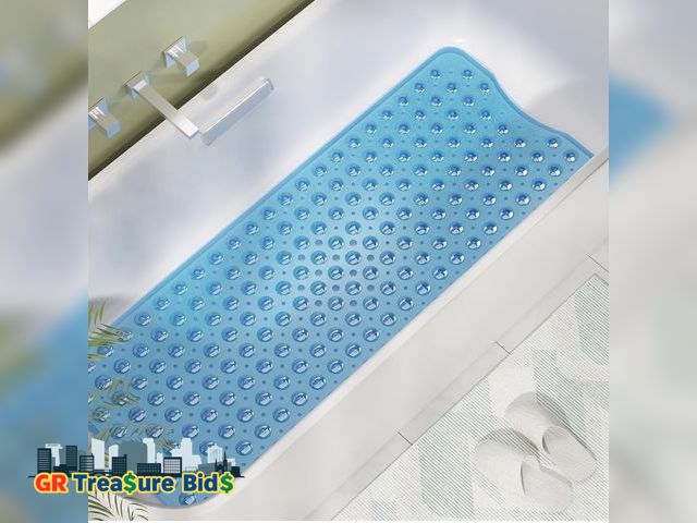 Lot 111-52448 - New AmazerBath Shower Mat Non Slip 40 x 16 Inches, Bathtub Mat Shower Stall Mats with Suction Cups a...