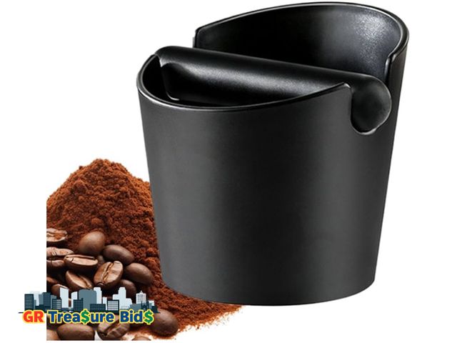 Lot 111-60112 - Espresso Grounds Knock Box,Coffee Grounds Knock Box Disposal Container - Espresso Dump Bin with Remo...