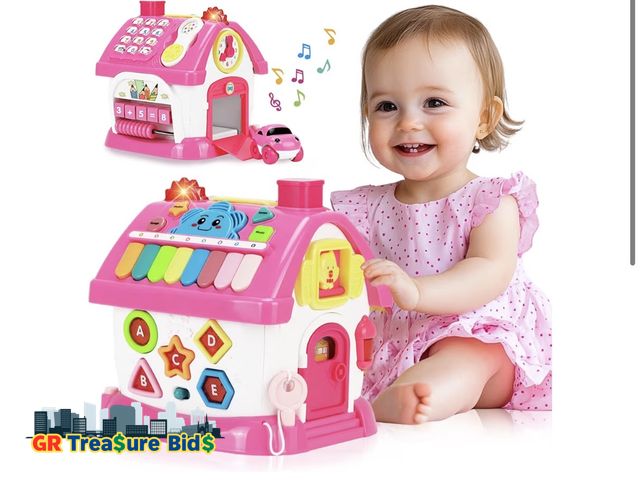 Lot 111-72672 - New Toys for 1+ Year Old Girl Gifts: Montessori Musical Toddler Toys Age 1-2 - 8-in-1 Multi-Function...
