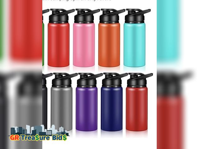 Lot 111-51858 - 2 pack  New Stainless steel sports kettle direct drinking water bottle cycling kettle bicycle kettle...