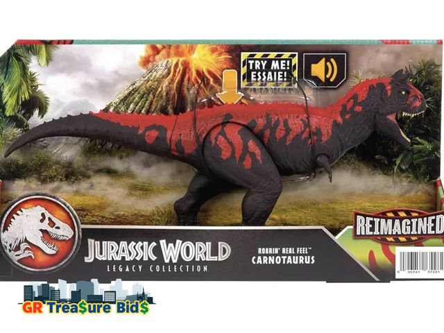 Lot 111-80527 - New Jurassic Legacy Collection Reimagined Roarin' Real Feel Carnotaurus, Limited Edition