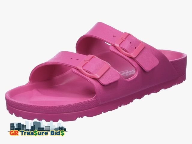 Lot 111-5802 - New Adult Mules Flat Sandal women’s size: 5-6