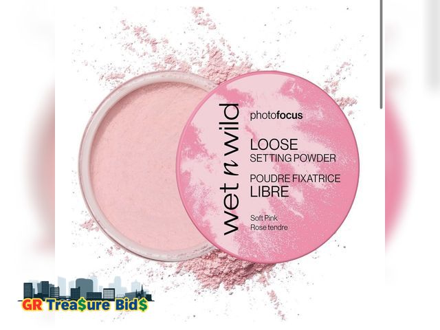 Lot 111-16359 - wet n wild Photo Focus Loose Setting Powder, Lightweight Silky Formula, Radiant Tint for a Luminous ...