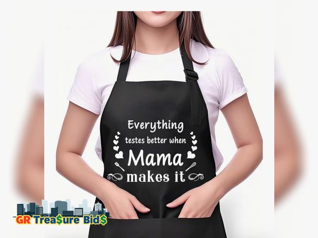 Lot 111-17880 - New Gifts For Mom, Mom Kitchen Gifts, Apron for Mama Mothers Day Gift