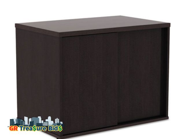 Lot 111-44206 - Alera ALELS593020ES Table Alera Low Storage Cabinet Credenza Espresso 
SKU:ALELS593020ESUPC:42167305...