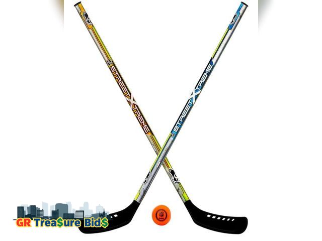 Lot 111-99441 - New Franklin Sports NHL Youth Street Hockey Starter Set (no puck included)