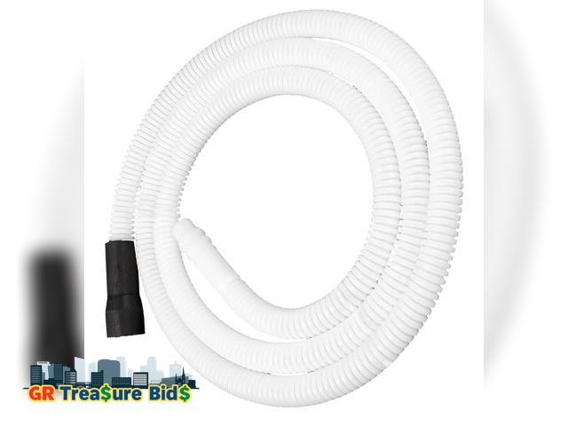 Lot 111-61797 - Dishwasher Hose Compatible with Whirlpool Dishwasher Drain Hose Extension, 6.5 FT Dishwasher Dischar...