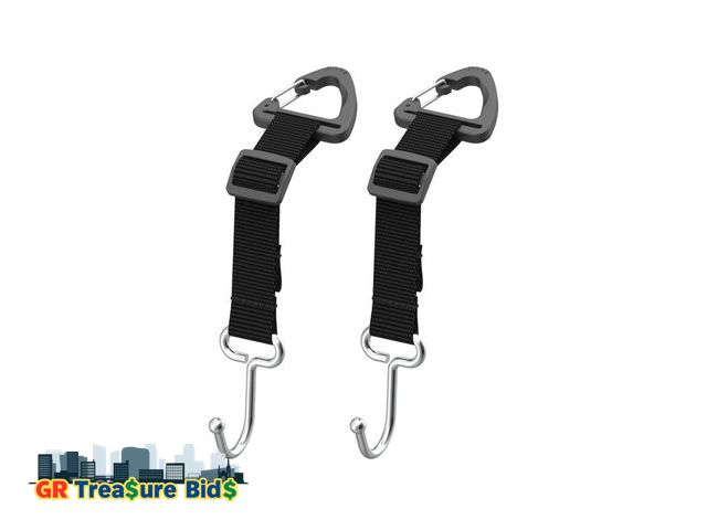 Lot 111-78149 - Car Purse Holder Hook, Car Seat Headrest Hooks for Purses and Bags Cute, Metal Adjustable Hidden Hoo...