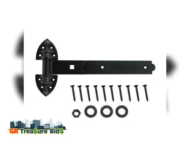 Lot 111-06637 - Everbilt
12 in. Black Extra Heavy-Duty Gate Tee Hinge