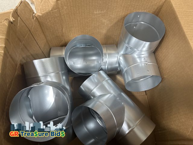 Lot 111-91681 - lot of 4 PATIKIL 5 Inch 3 Way Duct Splitter, Tee Connector Air Vent Duct Hose Exhaust Pipe Adapter f...