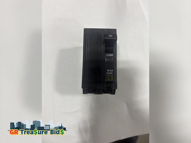 Lot 111-96516 - 1 Square D Plug in Circuit Breaker, QO, Number of Poles 2, 90 Amps, 120/240VAC, Standard