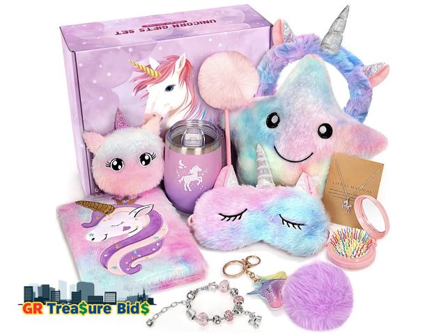 Lot 111-62806 - New Unicorns Gifts for Girls 5 6 7 8 9 10+ Years Old, Kids Toys Set for Teens Girls Birthday Gifts C...