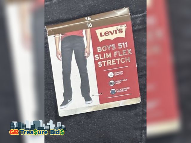 Lot 111-50100 - New Levi's Boys 511 Slim Fit Performance Jeans Size 16