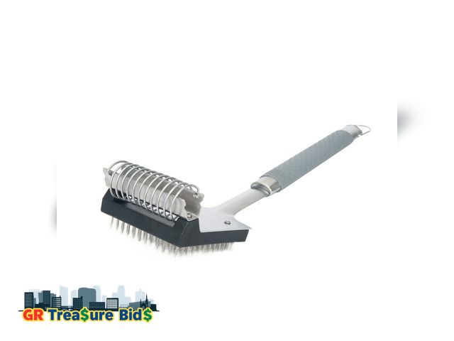 Lot 111-40854 - New 16.5-inch Stainless Steel Deep Cleaning Grill Brush