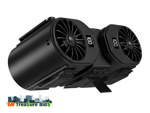Lot 111-90134 - New Rechargeable Clip Fan for Waist Use During Travel, Black
