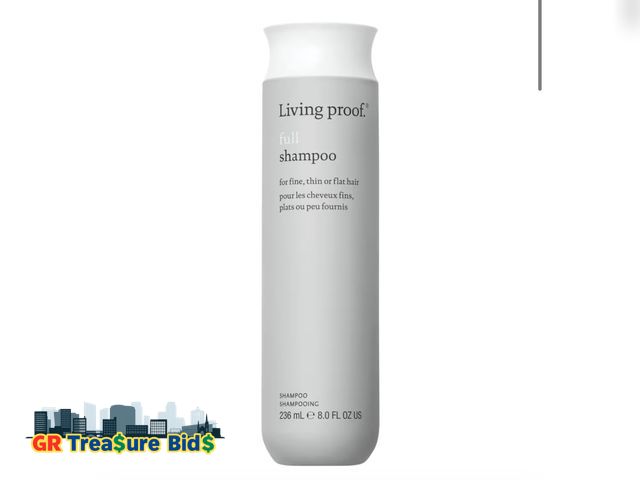 Lot 111-72672 - New $36 Living Proof Full Shampoo, Volumizing Shampoo for Thin Hair, Paraben &amp; Silicone Free, Sa...